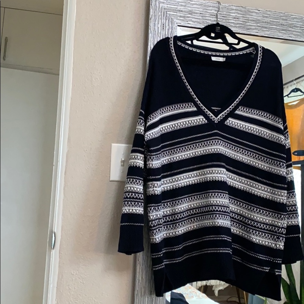 Vince cotton knitted sweater